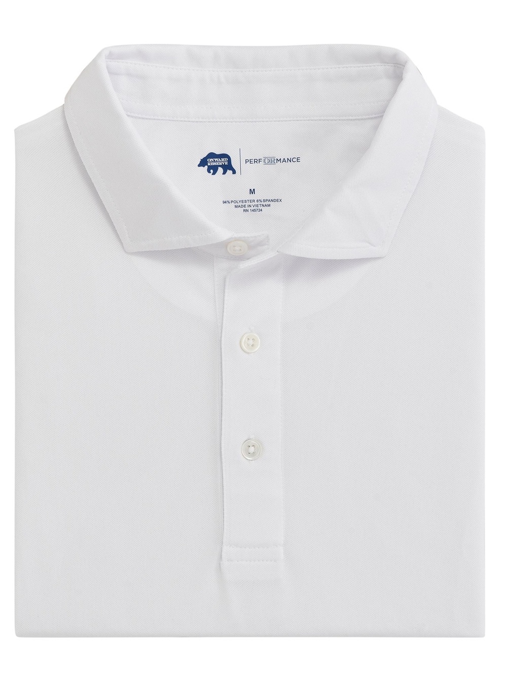 Onward Reserve Yeager Performance Men’s White Polo
